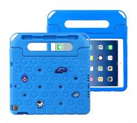 imoshion Étui pour tablette à l'épreuve des enfants avec poupées détachables pour l'Apple iPad 9 (2021) 10,2 pouces / iPad 8 (2020) 10,2 pouces / iPad 7 (2019) 10,2 pouces - Bleu