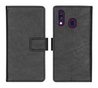 imoshion imoshion Étui de télephone portefeuille de luxe Samsung Galaxy A40 Noir Noir