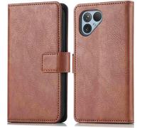 iMoshion Housse de téléphone portable pour Fairphone 5 - Housse à rabat Bookcase flip - Marron