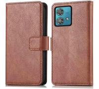 iMoshion Housse de téléphone portable pour Motorola Edge 40 Neo - Housse à rabat Bookcase flip - Marron