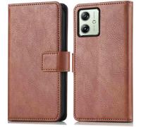 Coque pour Motorola Moto G54 Similicuir Marron