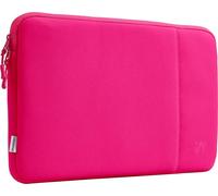 imoshion Housse pour ordinateur portable 14 pouces - Housse pour ordinateur portable avec compartiment - Rose vif