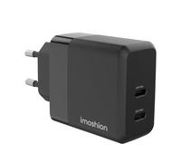 imoshion imoshion Adapteur secteur Chargeur 2x USB-C Power Delivery 40W Noir Noir