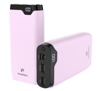 imoshion imoshion Batterie externe 20 000 mAh Chargeur rapide 22,5 W USB-C / USB-A Rose Rose clair