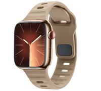 imoshion Bracelet Active Sport en silicone pour Apple Watch Series 1 t/m 11 / SE / Ultra (44/45/46/49 mm) - Marron