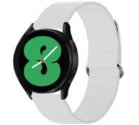 imoshion imoshion Bracelet en cuir magnétique Connexion universelle 20 mm Blanc Blanc