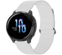 imoshion imoshion Bracelet en cuir magnétique Connexion universelle 22 mm Blanc Blanc