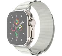 imoshion imoshion Bracelet en nylon Alpine Watch Series 1 t/m 11 / SE / Ultra (44/45/46/49 mm) Blanc Blanc