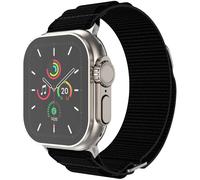 imoshion Bracelet en nylon Alpine pour Apple Watch Series 1 t/m 11 / SE / Ultra (44/45/46/49 mm) - Noir