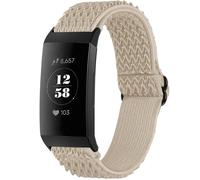 Bracelet Fitbit Charge 3,Fitbit Charge 4 imoshion Bracelet en nylon élastique avec connexion noire Beige G