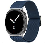 imoshion imoshion Bracelet en nylon élastique Samsung Galaxy Watch 8 (Classic) 40 / 44 / 46mm Bleu foncé Bleu foncé