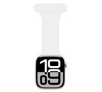 imoshion imoshion Bracelet infirmier en silicone Watch Series 1 t/m 11 / SE / Ultra (44/45/46/49 mm) Blanc Blanc