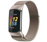 imoshion Bracelet magnétique milanais pour Fitbit Charge 5 - Taille S - Starlight