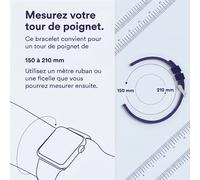 imoshion Bracelet magnétique milanais pour Huawei Watch Fit 3 - Doré