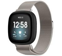 imoshion Bracelet magnétique milanais pour Fitbit Versa 4/ 3 / Sense (2) - Starlight