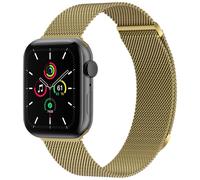 imoshion Bracelet magnétique milanais pour Apple Watch Series 1 - 9 / SE (38/40/41 mm) | Series 10 / 11 (42 mm) - Taille M - Doré
