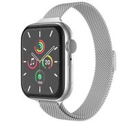imoshion Bracelet milanais fin pour Apple Watch Series 1 à 9 / SE (38/40/41 mm) | Series 10 (42 mm) - Argent