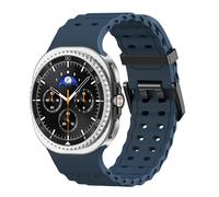 imoshion imoshion Bracelet Ocean en silicone Samsung Galaxy Watch 8 (40/44mm) / Classic (46mm) Bleu foncé Bleu foncé