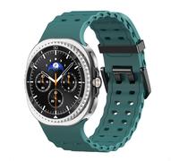 imoshion imoshion Bracelet Ocean en silicone Samsung Galaxy Watch 8 (40/44mm) / Classic (46mm) Vert foncé Vert foncé