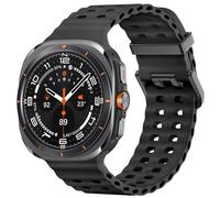 imoshion imoshion Bracelet Ocean en silicone Samsung Galaxy Watch Ultra (2024/2025) Noir Noir