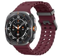 imoshion imoshion Bracelet Ocean en silicone Samsung Galaxy Watch Ultra (2024/2025) Wine Red Rouge