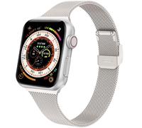 imoshion Bracelet pliant Milanese pour Watch | 38/40/41/42 mm - Starlight