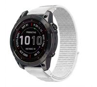 imoshion Bracelet QuickFit® en nylon - Connexion Garmin 20 mm - Taille L/XL - Blanc