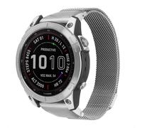 imoshion imoshion Bracelet QuickFit® Milanais Garmin Watch | 22 mm aansluiting Argent Argent