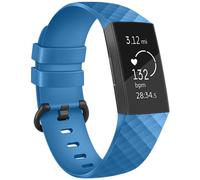 imoshion imoshion Bracelet silicone pour Fitbit Charge 3 / 4 Bleu Bleu