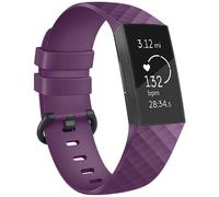 imoshion imoshion Bracelet silicone pour Fitbit Charge 3 / 4 Violet Violet