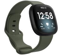 imoshion Bracelet silicone pour Fitbit Versa 4/ 3 / Sense (2) - Vert