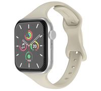 imoshion Bracelet en silicone fin pour l'Apple Watch Series 1-9 / SE (38/40/41 mm) | Series 10 (42 mm) - Lumière Stellaire