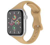 imoshion imoshion Bracelet en silicone fin Watch Series 1-9 / SE (38/40/41 mm) | Series 10 (42 mm) Noyer Beige