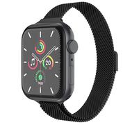 imoshion imoshion Bracelet slim Milanese Watch Series 1 t/m 9 / SE (38/40/41 mm) | Series 10 / 11 (42 mm) Noir Noir