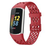 imoshion Bracelet sport en silicone avec boucle pour Fitbit Charge 5 / 6 - Rose