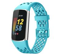 imoshion imoshion Brassard de sport en silicone avec trous Fitbit Charge 5 / Charge 6 Turquoise Turquoise