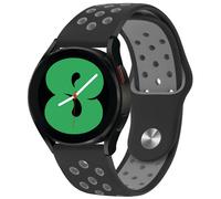 imoshion Bracelet sportif en silicone - Connexion universelle de 20 mm - Noir / Gris