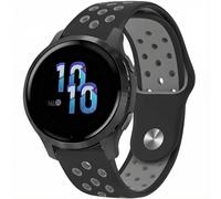 imoshion Bracelet sport en silicone - Connexion universelle 22 mm - Black / Grey