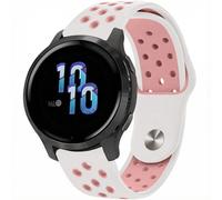 imoshion Bracelet sport en silicone - Connexion universelle 22 mm - White & Pink