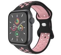 imoshion imoshion Bracelet Sport⁺ en silicone Watch | 38/40/41/42 mm Taille M/L Black et Pink Multicolore