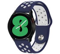 imoshion imoshion Bracelet sportif en silicone Samsung Galaxy Watch 7 40/44 mm Bleu / Blanc Bleu
