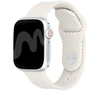 imoshion Bracelet tressé en silicone pour Apple Watch | 38/40/41/42 mm - Lumière stellaire
