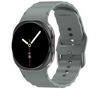 imoshion Bracelet Wave en silicone pour Samsung Galaxy Watch 8 (40/44mm) / Classic (46mm) - Gris foncé