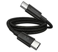 imoshion imoshion Câble USB-C vers USB-C Tressé 100 W 0,5 mètre Noir Noir