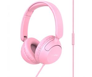imoshion imoshion Casque filaires pour enfants Câble AUX Limiteur de décibels Candy Pink Rose
