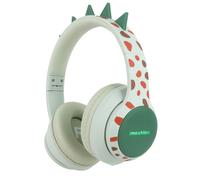 imoshion imoshion Casque sans fil pour enfants Dino LED Light Limiteur de décibels Avec câble AUX Brown / Orange Multicolore