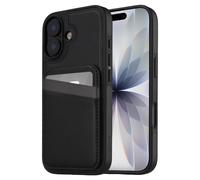 imoshion Coque arrière avec porte-cartes et support pour Apple iPhone 17 - Noir