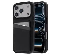 imoshion Coque arrière avec porte-cartes et support pour Apple iPhone 17 Pro - Noir