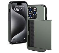 imoshion imoshion Coque arrière avec porte-cartes iPhone 15 Pro Vert foncé Vert foncé