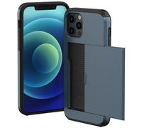 imoshion imoshion Coque arrière avec porte-cartes pour iPhone 12 (Pro) Bleu foncé Bleu foncé